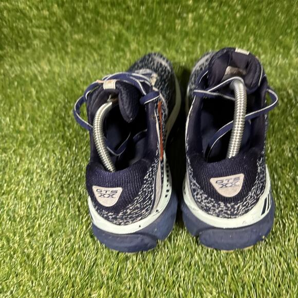 Women's Brooks Adrenaline 20 GTS XX Running Shoes Size 7 Navy Woven Athletic Gym - Picture 10 of 11